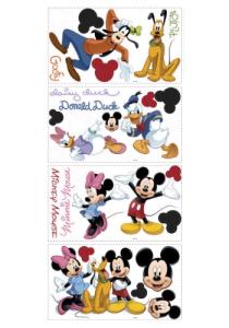 Mickey and Friends Peel and Stick Wall Decals