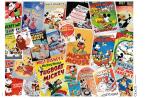 Ceaco - Vintage Mickey Mouse Poster Collage 1000 Piece Jigsaw Puzzle Challenging and Colorful Puzzle for Adults – Precision-Cut Pieces, Beautiful Artwork, and Hours of Relaxing Fun