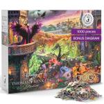 Ceaco Kinkade Disney Maleficent 1000-Piece Puzzle