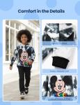 Disney Mickey Mouse Hoodie Sweatshirt Boys Cute Graphic Pullover Tops Kids Comfort Clothes for Birthday Gift Party Casual Outfit 6-7 Years