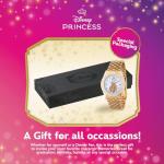 Disney Adult Round Glitz Analog Quartz Watch