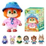 MINISO Disney Zootopia 2 City Residents Series Vinyl Plush Keychain Blind Box, Cute Animal Figure Charm Collectible Surprise Gift for Bag Decor, Random Single Box