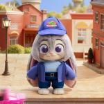 MINISO Disney Zootopia 2 City Residents Series Vinyl Plush Keychain Blind Box, Cute Animal Figure Charm Collectible Surprise Gift for Bag Decor, Random Single Box