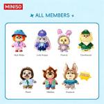 MINISO Disney Zootopia 2 City Residents Series Vinyl Plush Keychain Blind Box, Cute Animal Figure Charm Collectible Surprise Gift for Bag Decor, Random Single Box