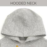 Disney Mickey Mouse Toddler Boy Girl Fleece Drop Shoulder Pullover Hoodie Heather Gray 4T