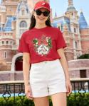 Merry and Bright Disney Castle Christmas Tee