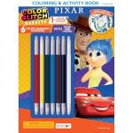Disney Pixar Coloring Book with 6 Markers – Featuring Characters from Inside Out, Toy Story, and More for Kids