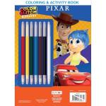Disney Pixar Coloring Book with 6 Markers – Featuring Characters from Inside Out, Toy Story, and More for Kids