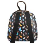Disney Mini Backpack - 10" Exclusive Faux Leather Small Backpack with Front Pocket and Button Bundle | Adjusts to Fit Women, Teens, Girls, Kids