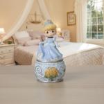 Precious Moments 252407 Disney Cinderella May All Your Dreams Come True Character Resin Trinket Box