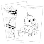 Disney Pixar Coloring Book with 6 Markers – Featuring Characters from Inside Out, Toy Story, and More for Kids