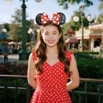 Polka Dot Mickey Mouse Ear Headband with Bow