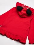 Minnie Mouse Polka-Dot Bow Red Hoodie for Girls