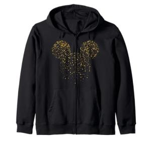 Mickey Mouse New Year Confetti Zip Hoodie
