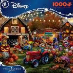 Ceaco - Disney – Thomas Kinkade - Mickey and Minnie Pumpkin Festival – 1000 Piece Jigsaw Puzzle ​ Challenging and Colorful Puzzle for Adults – Precision-Cut Pieces