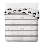 Jay Franco Kids Duvet Cover Set with Sham & Pillowcase – Ultra-Soft Bedding for Room Decor, Cover ONLY Comforter NOT Included, White - Mickey Mouse, 3 Piece Full