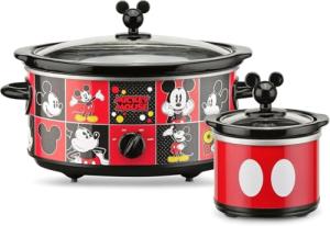 Mickey Mouse 5-Quart Oval Slow Cooker Set