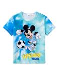 Disney Mickey Mouse Shirt Toddler Boys Athletic Graphic T-Shirts UV UPF Sun Protection Short-Sleeve Tees Sports Quick Dry Tops Kids Clothes 4-5T