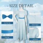 Disney Sinastar Blue Dress Costume with Accessories