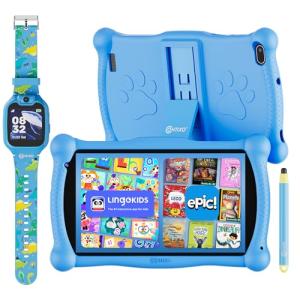 Disney Kids Tablet and Smart Watch Bundle - Blue