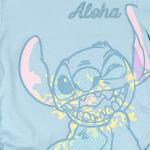 Disney Lilo & Stitch Big Girls 2 Pack T-Shirts Tie Dye Blue 10-12