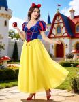 Snow Princess Costume for Women - Halloween Deluxe Outfit