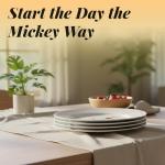 Disney Mickey Mouse Gold Icon Ceramic Salad Plates – Ceramic Dinner Plates for Everyday Use & Elegant Collectible Dinnerware – Set of 4 Officially Licensed Kitchen Accessories