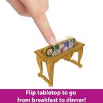 Mattel Disney Princess Toys, Storytime Stackers Belle's Castle, Stackable Doll House with Small Doll & 9 Pieces, Inspired by The Disney Movie