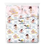 Jay Franco Kids Comforter Set Includes Sheets and Pillow Covers - Soft and Cozy Bed Set for Stylish Room Decor, Pink – Disney Princess, 7 Piece Full