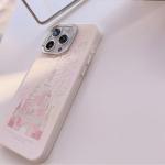 ZHENNAN Compatible with iPhone 15 Pro Case for Women, Cute Castle Pattern Case for iPhone 15 PRO for Girls, TPU Silicone+PC Herd Shell Durable Shockproof [Camera Pritection] Phone Bumper Cover