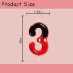 Mickey Mouse Birthday Candles with Number 3