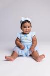 Cinderella Baby Girl Cosplay Bodysuit with Headband