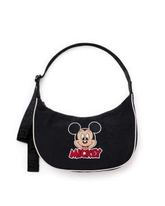 BAGGU Medium Nylon Crescent Bag - Embroidered Mickey Mouse Club