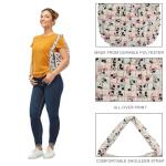 Bioworld Mickey Mouse Classic Mickey Face All-Over Print White 17" Quilted Ruched Tote