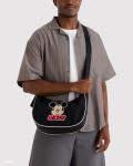 BAGGU Medium Nylon Crescent Bag - Embroidered Mickey Mouse Club