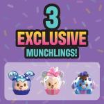 Disney Munchlings Mini Munch Bakery, 25-piece Color Change Figure Playset, 1-inch Collectible Scented Figurines, Kids Toys for Ages 3 Up by Just Play