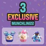 Disney Munchlings Mini Munch Bakery, 25-piece Color Change Figure Playset, 1-inch Collectible Scented Figurines, Kids Toys for Ages 3 Up by Just Play