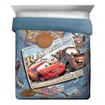 Disney/Pixar Cars Tune Up Blue/Gray 7 Piece Full Bed in A Bag with Lightning McQueen & Mater in Radiator Springs (Official Disney/Pixar Product)