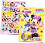 Disney Minnie Mouse Coloring Book Bundle -- 3 Pack Coloring Books with Stickers | Minnie Mouse Party Supplies Pack