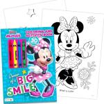 Disney Minnie Mouse Coloring Book Bundle -- 3 Pack Coloring Books with Stickers | Minnie Mouse Party Supplies Pack