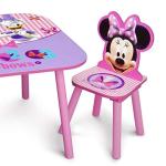 Disney Minnie Mouse Kids Table and Chair Set
