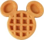Disney Mickey Mouse Mini Waffle Maker by Select Brands - Cooks Cute Mickey Mouse Waffles - With Nonstick Coating & Non-Skid Feet - Includes Manual with Waffle Recipes