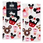 Disney Kitchen Towels – 2-Pack 100% Cotton Kitchen Towels Set – 16" x 26" Soft & Absorbent Dish Towels for Kitchen – Mickey, Minnie & Stitch Designs – Durable, Machine Washable, Everyday Use