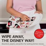 Disney Kitchen Towels – 2-Pack 100% Cotton Kitchen Towels Set – 16" x 26" Soft & Absorbent Dish Towels for Kitchen – Mickey, Minnie & Stitch Designs – Durable, Machine Washable, Everyday Use