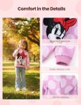 Disney Minnie Mouse Hoodie Sweatshirt Toddler Girls Cute Graphic Pullover Tops Kids Comfort Clothes for Birthday Gift Party Casual Outfit 4-5T