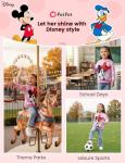 Disney Minnie Mouse Hoodie Sweatshirt Toddler Girls Cute Graphic Pullover Tops Kids Comfort Clothes for Birthday Gift Party Casual Outfit 4-5T