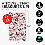 Disney Kitchen Towels – 2-Pack 100% Cotton Kitchen Towels Set – 16" x 26" Soft & Absorbent Dish Towels for Kitchen – Mickey, Minnie & Stitch Designs – Durable, Machine Washable, Everyday Use