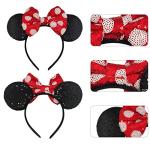 Disney Princess Mouse Ears Headband - Black & Red