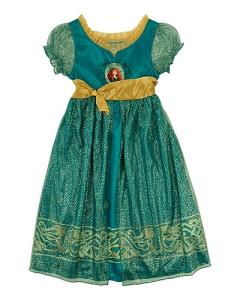 Disney Little Girls’ Princess Fantasy Nightgown, Merida-Brave, 3T
