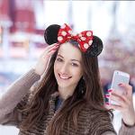 Disney Princess Mouse Ears Headband - Black & Red